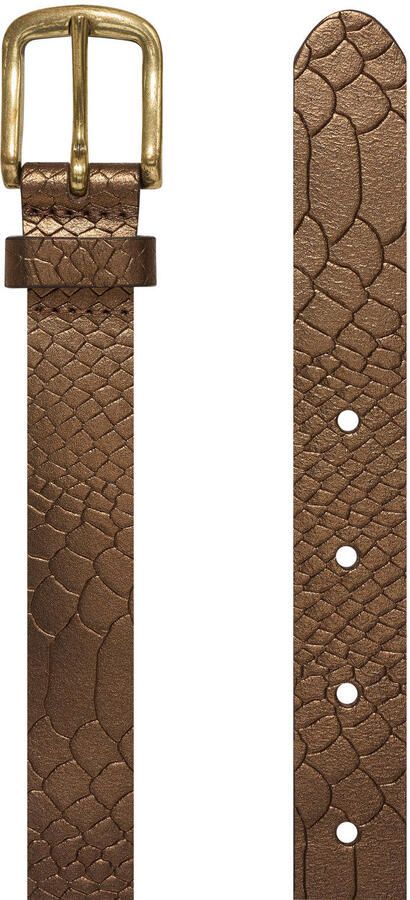 Expresso leren riem brons - Foto 2
