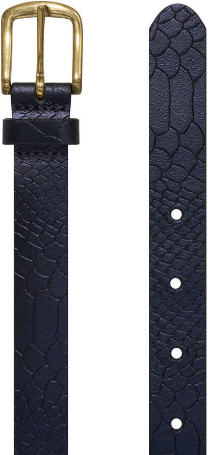 Expresso leren riem donkerblauw - Foto 2