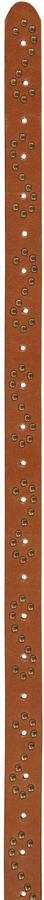 Expresso leren riem met studs cognac - Foto 3