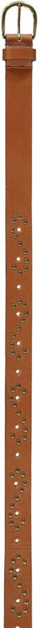 Expresso leren riem met studs cognac - Foto 2