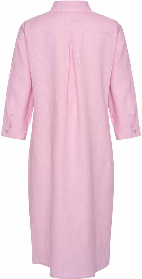 Expresso linnen blousejurk roze - Foto 3