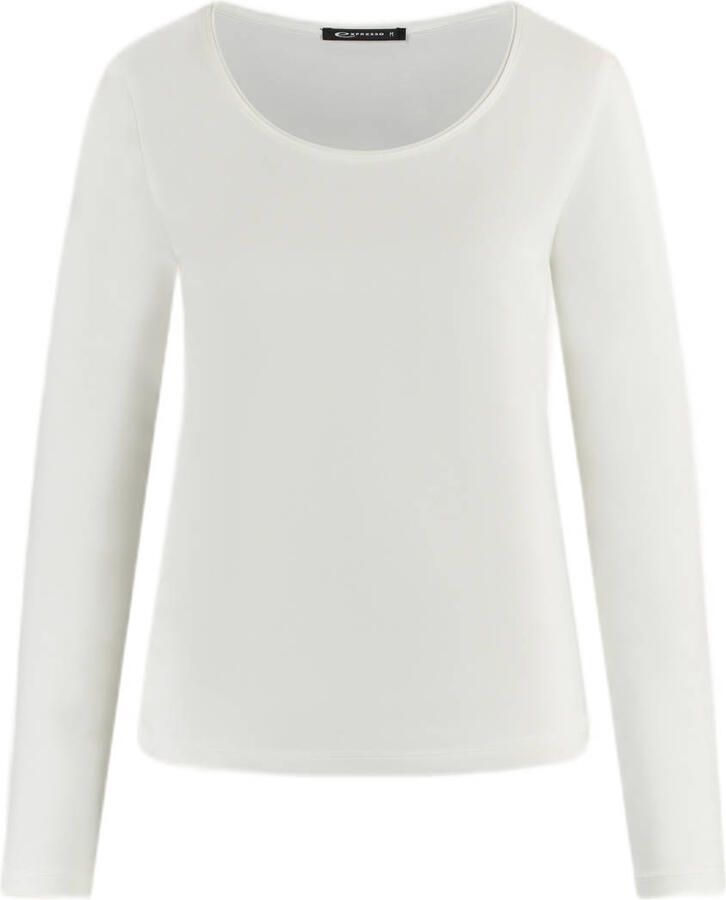 Expresso longsleeve wit