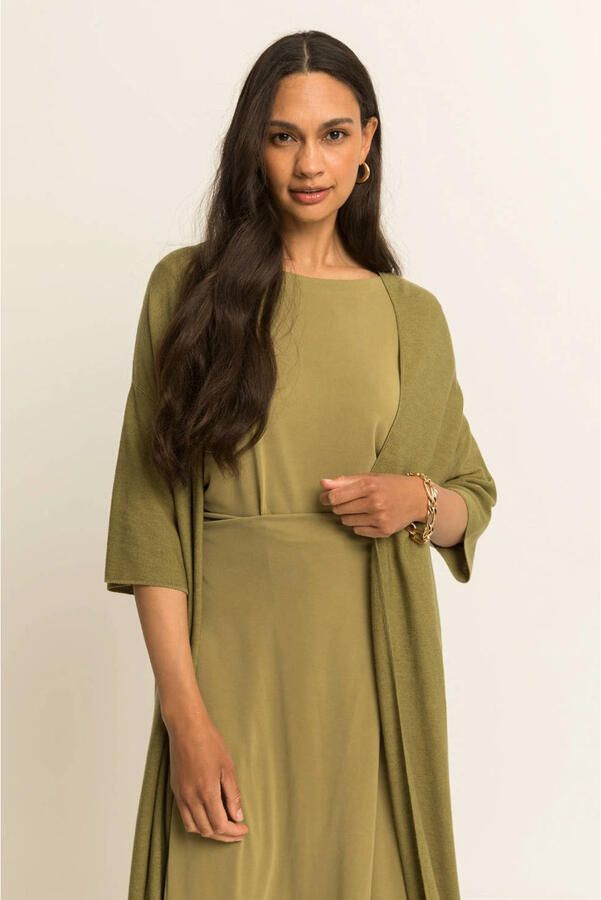 Expresso midi jurk groen