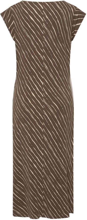 Expresso midi jurk jersey bruin - Foto 2