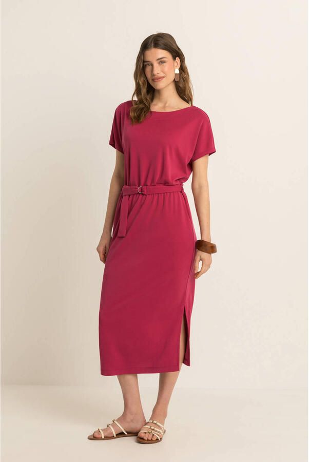 Expresso midi jurk rood