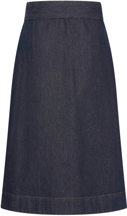 Expresso midi spijkerrok donkerblauw - Foto 3