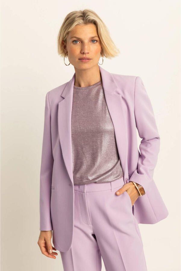 Expresso oversized blazer lila
