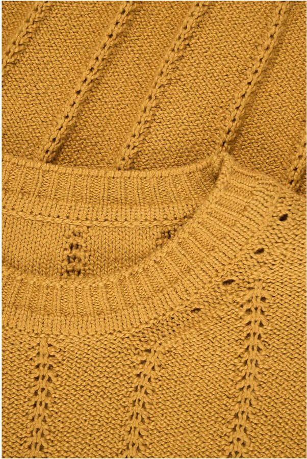 Expresso pullover ajour oker