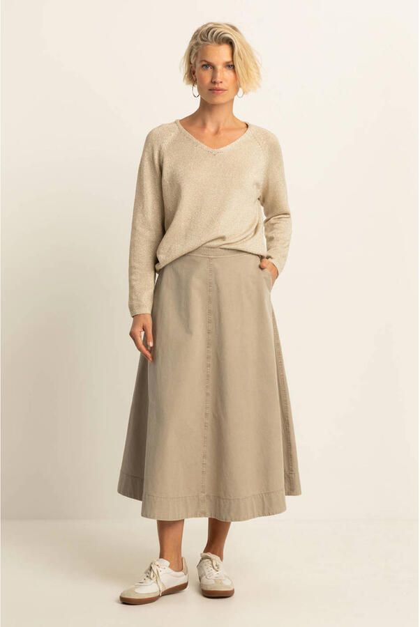 Expresso pullover beige gebreid