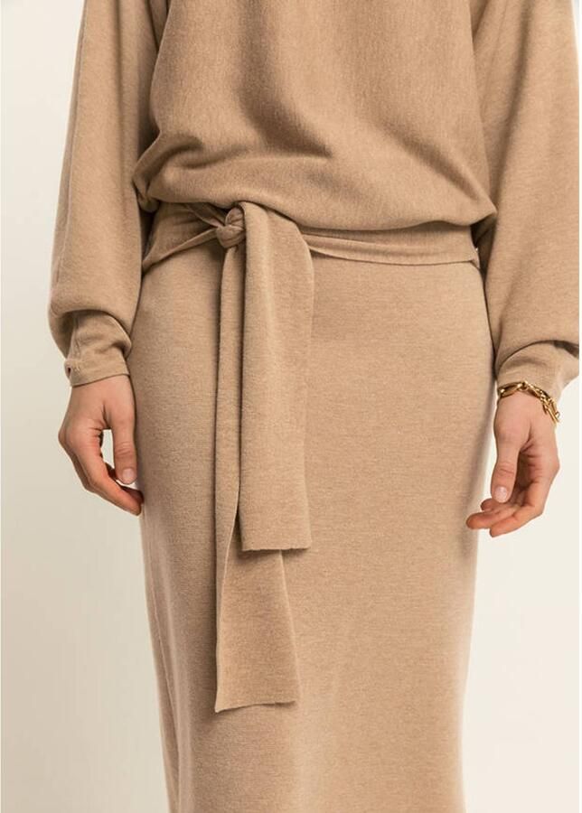 Expresso pullover met wol lichtbruin - Foto 2