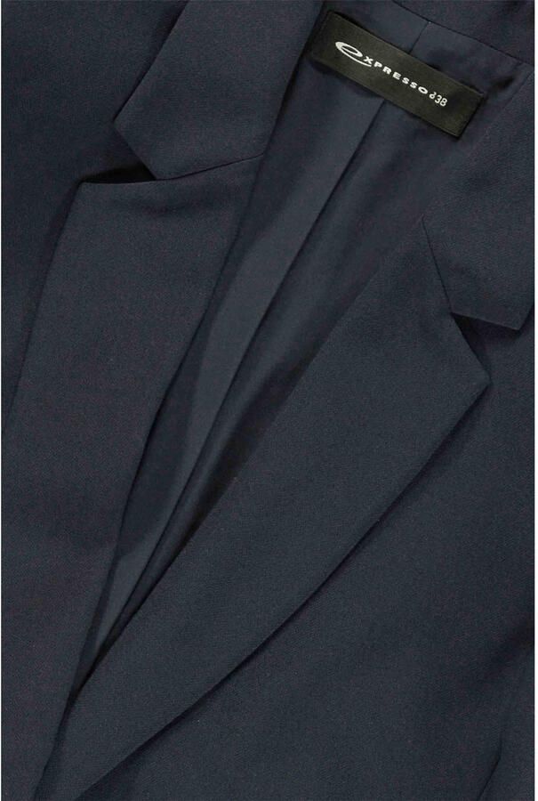 Expresso regular blazer donkerblauw gebreid - Foto 2