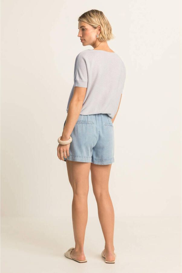 Expresso regular waist casual short light blue denim - Foto 2