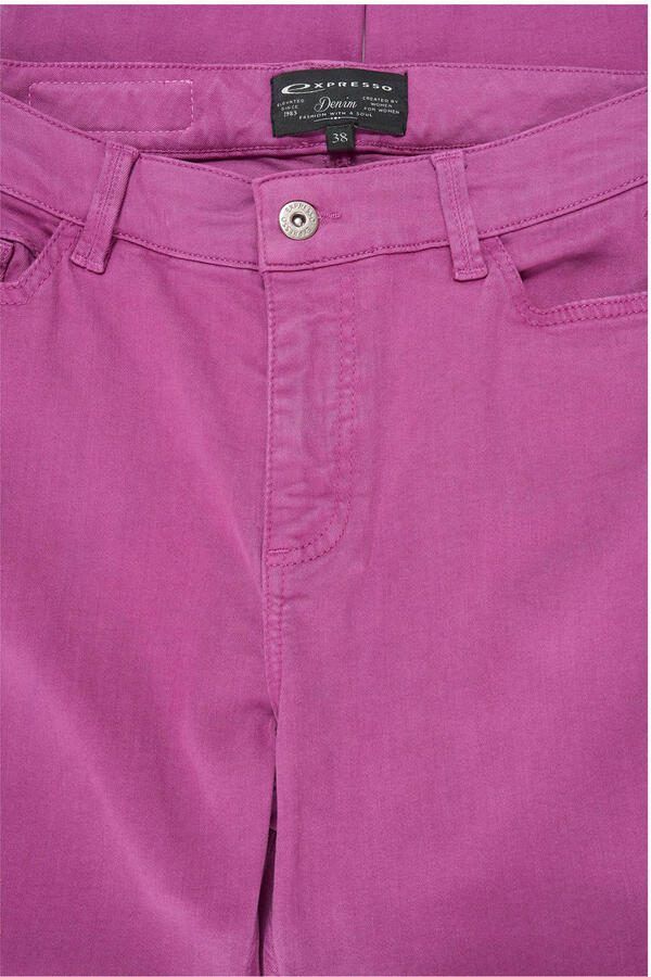 Expresso skinny high waist broek roze - Foto 2