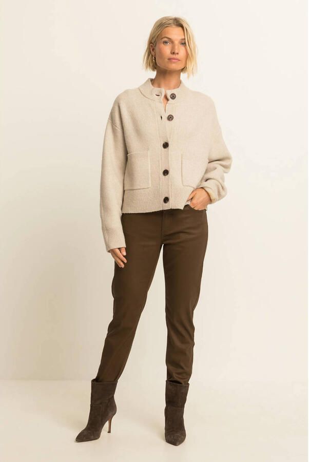 Expresso slim fit jeans donkerbruin