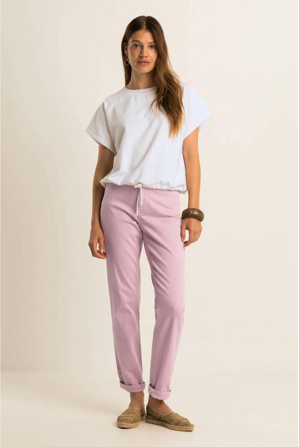 Expresso slim fit jeans lichtroze