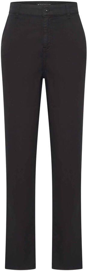 Expresso slim high waist broek zwart