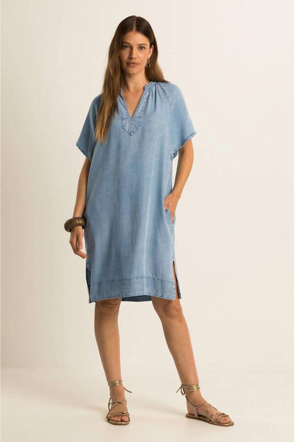 Expresso spijkerjurk light blue denim