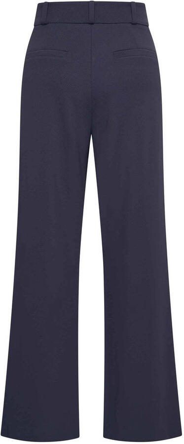 Expresso straight high waist broek donkerblauw - Foto 2