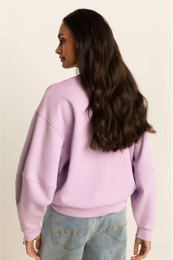 Expresso sweater lila gebreid - Foto 3