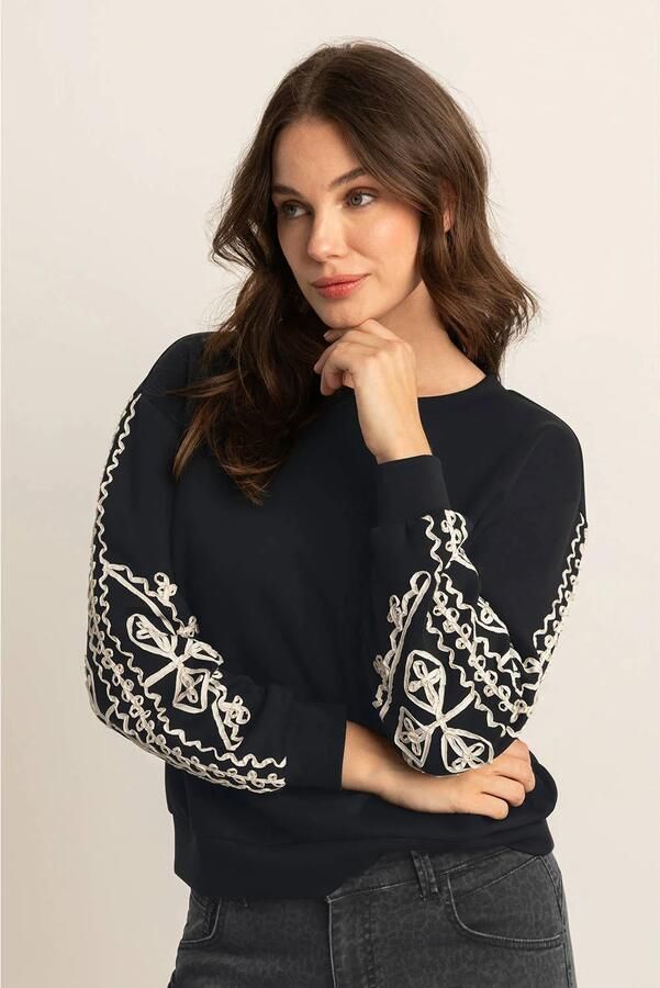 Expresso sweater zwart