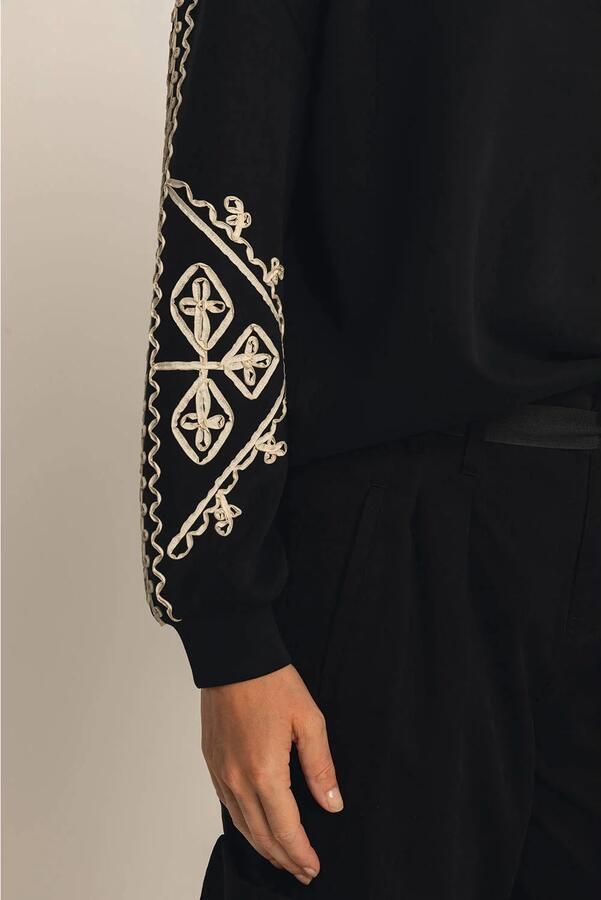 Expresso sweater zwart - Foto 3