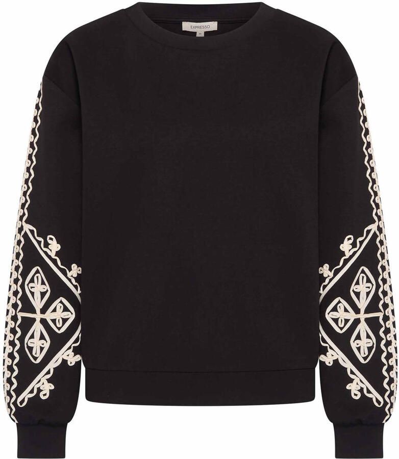Expresso sweater zwart - Foto 2