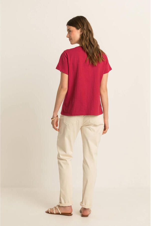 Expresso T-shirt jersey rood - Foto 3