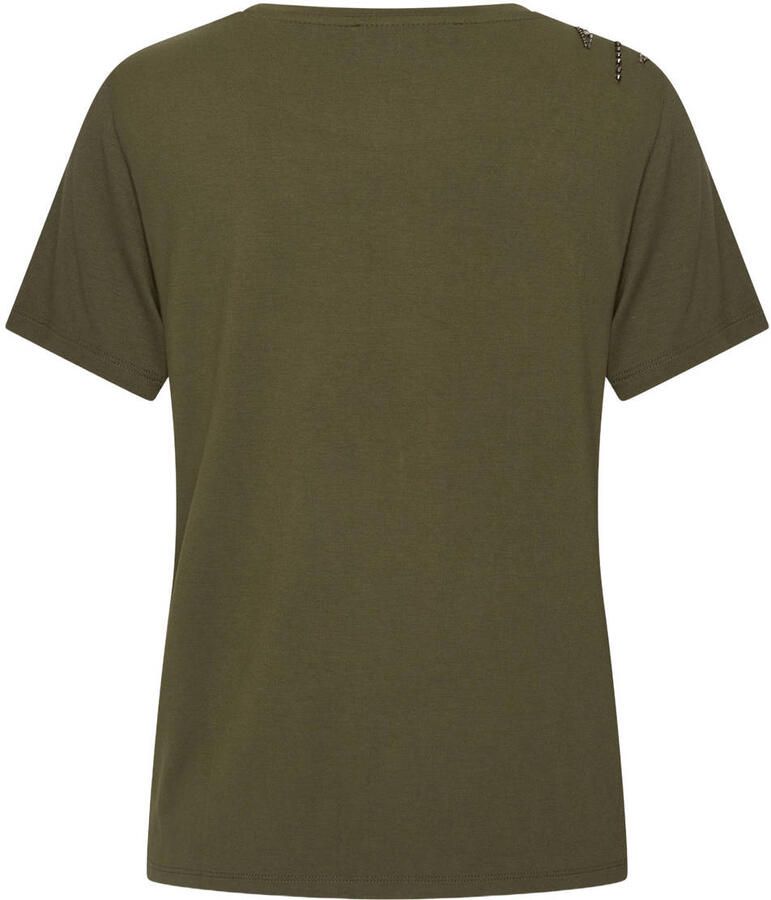 Expresso T-shirt olijfgroen - Foto 2