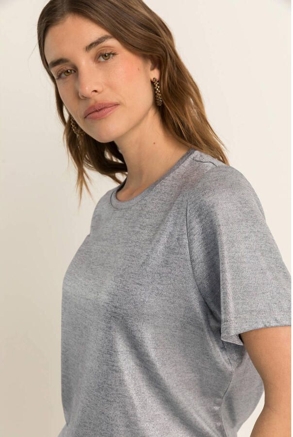 Expresso T-shirt zilver