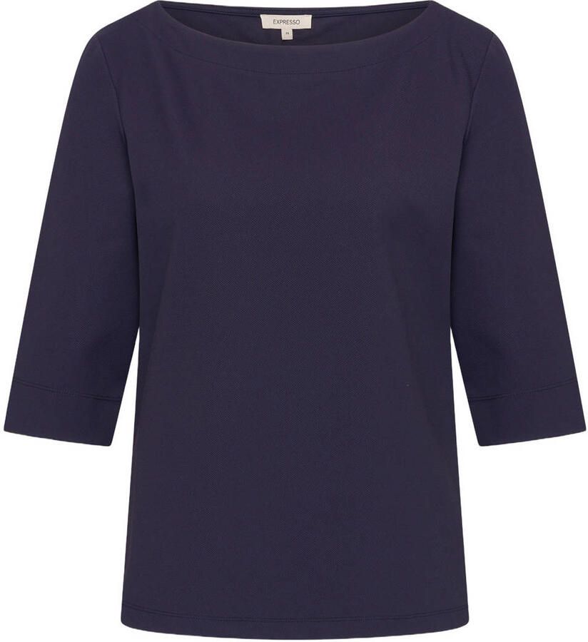 Expresso top donkerblauw