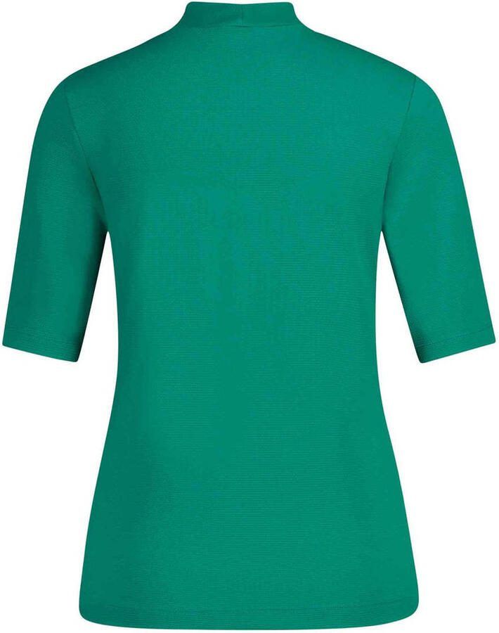 Expresso top met col groen fijn gebreid - Foto 2
