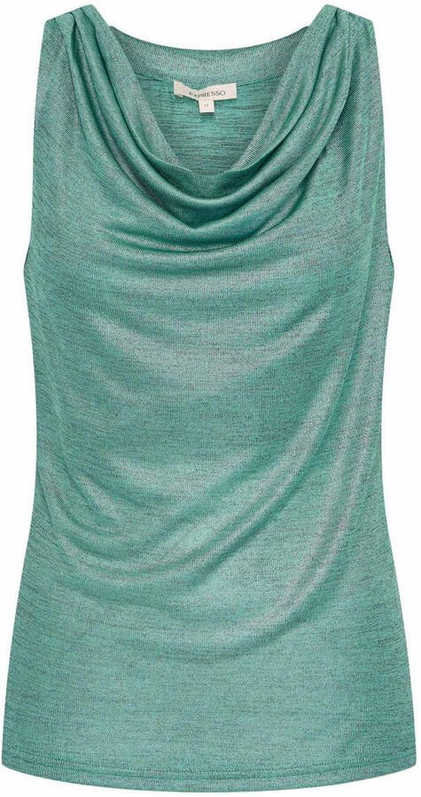 Expresso top met lurex blauw - Foto 3