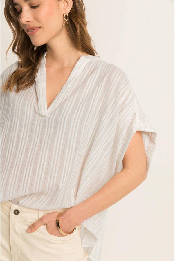 Expresso top met lurex crème - Foto 3