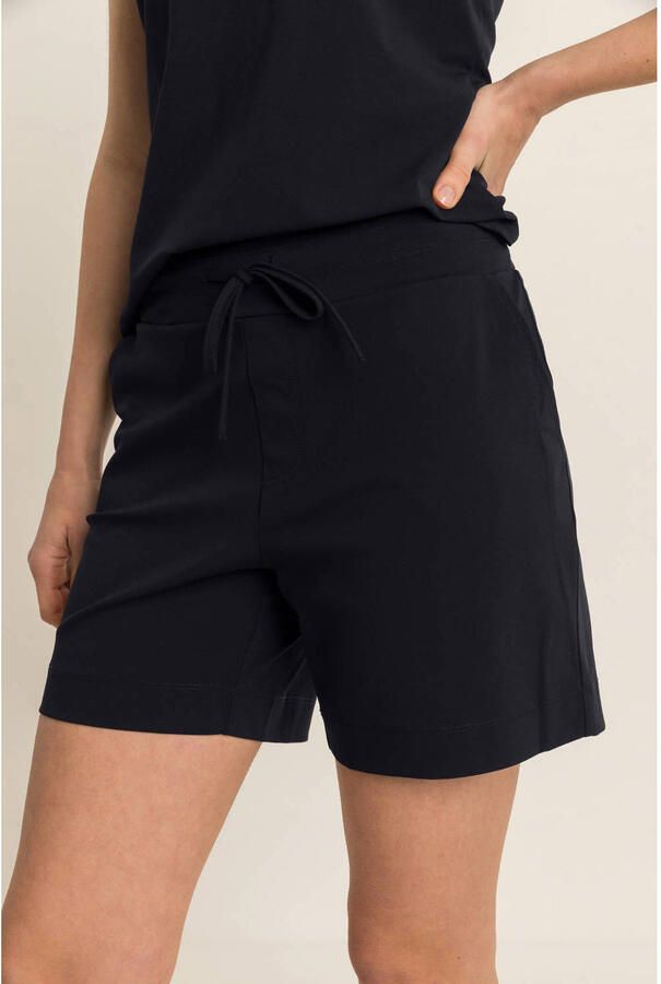 Expresso travelstof high waist regular fit casual short zwart - Foto 2
