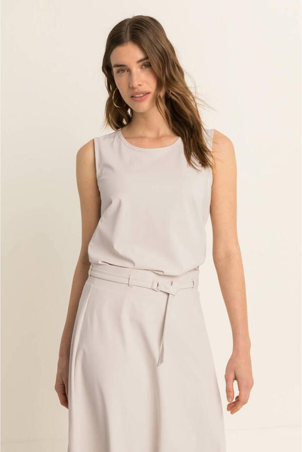 Expresso travelstof top beige