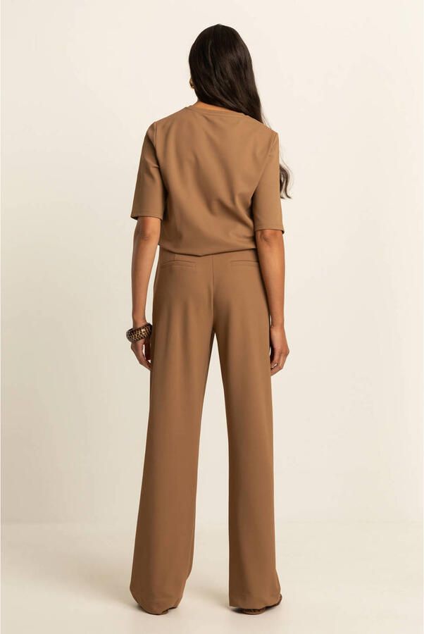 Expresso travelstof wide leg high waist pantalon - Foto 3