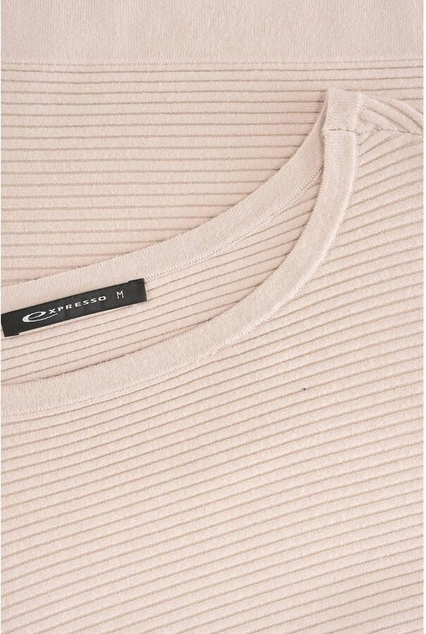 Expresso trui rib gebreid beige - Foto 2