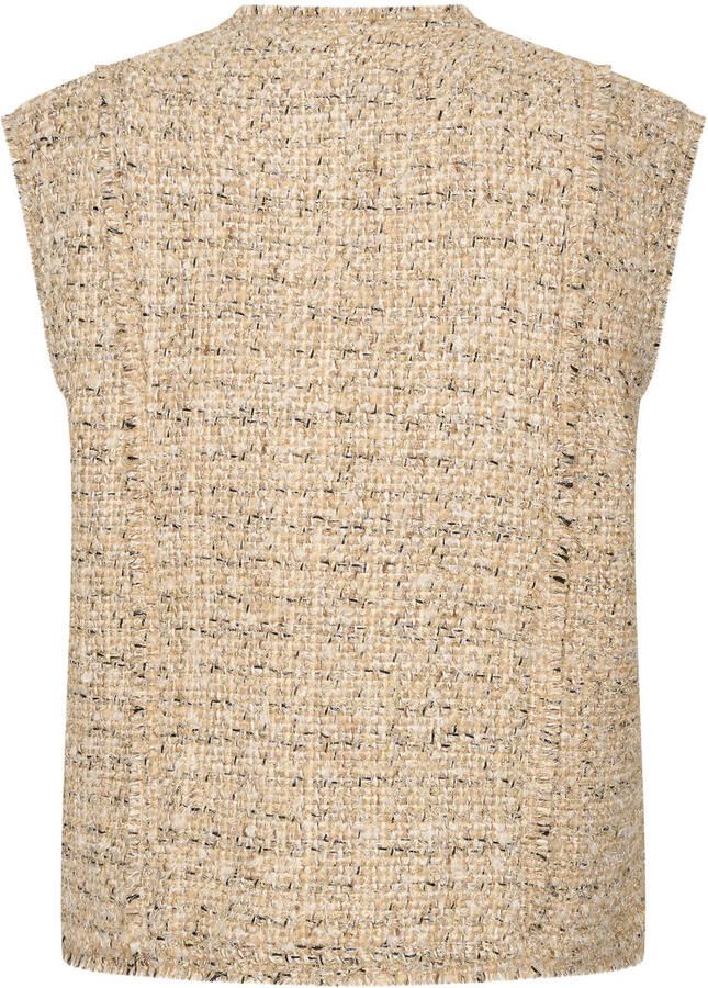Expresso tweed gilet crème - Foto 2