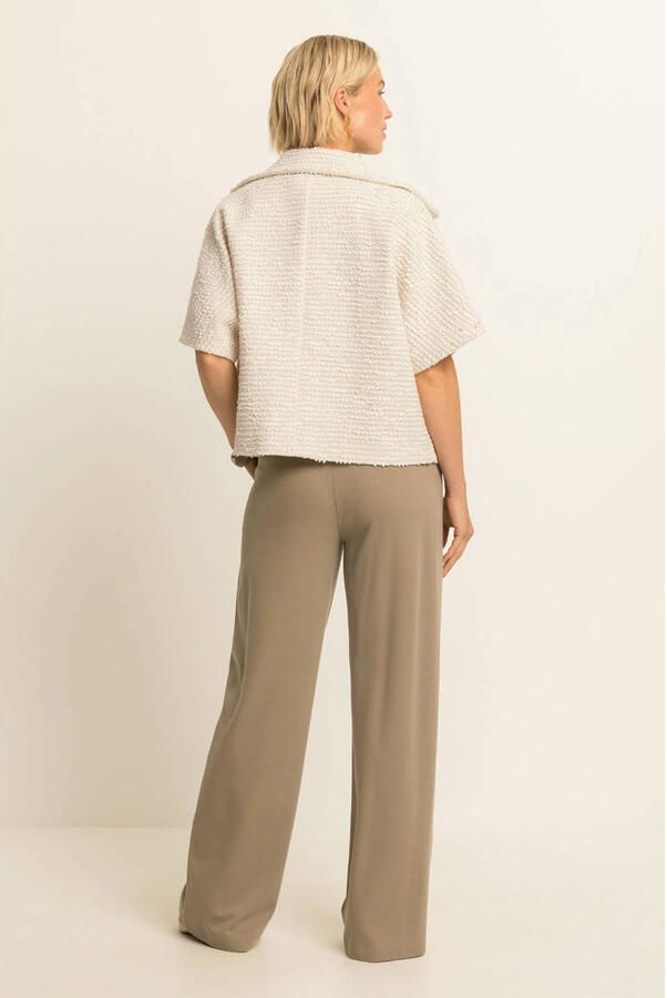 Expresso tweed jas beige - Foto 3