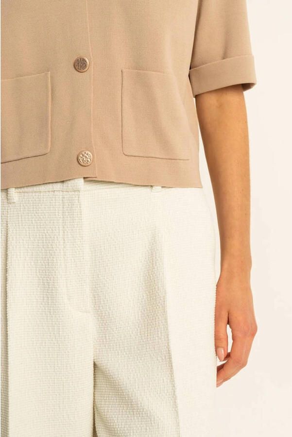 Expresso vest beige gebreid - Foto 2