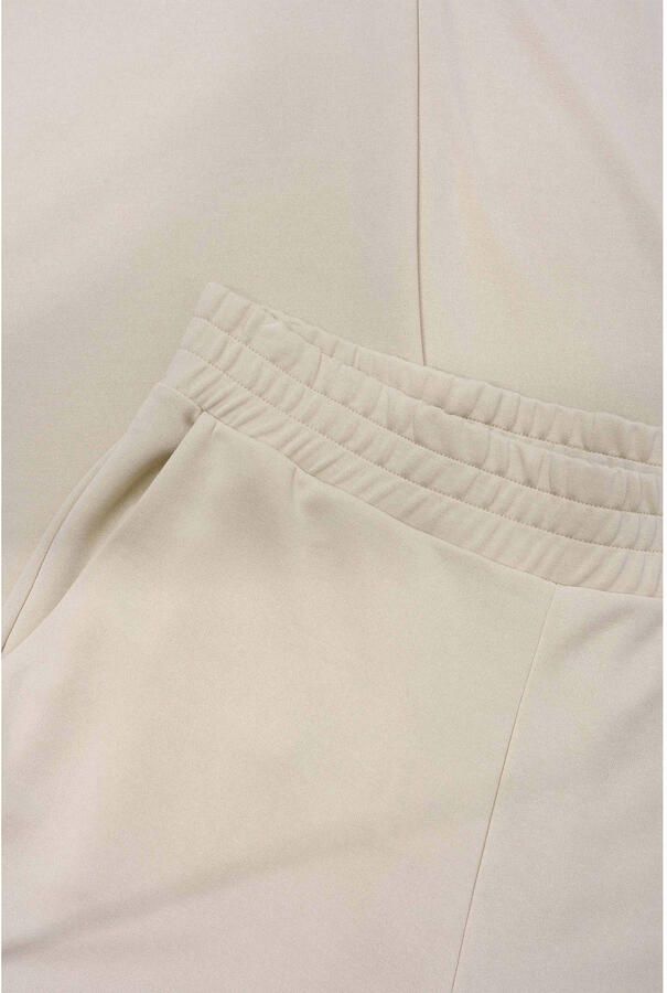 Expresso wide leg high waist broek ecru gebreid - Foto 2