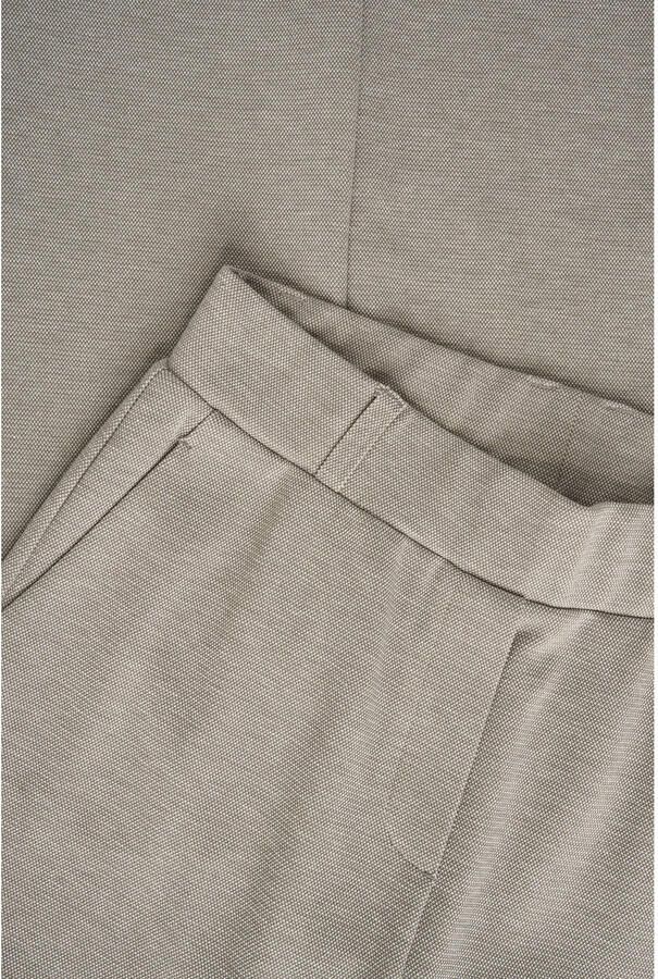 Expresso wide leg high waist flared broek beige - Foto 2