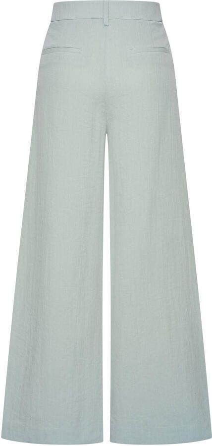 Expresso wide leg high waist pantalon lichtblauw - Foto 3