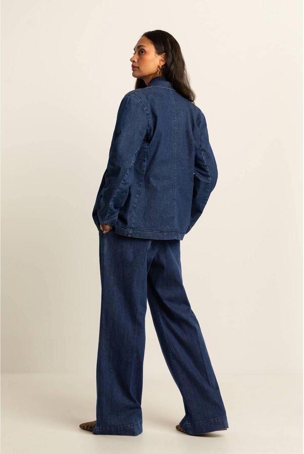 Expresso wide leg jeans dark blue denim - Foto 2