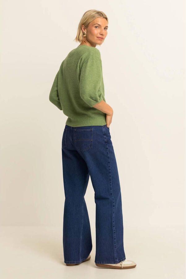 Expresso wide leg jeans donkerblauw - Foto 3