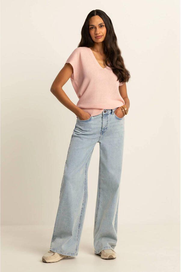Expresso wide leg jeans light blue denim