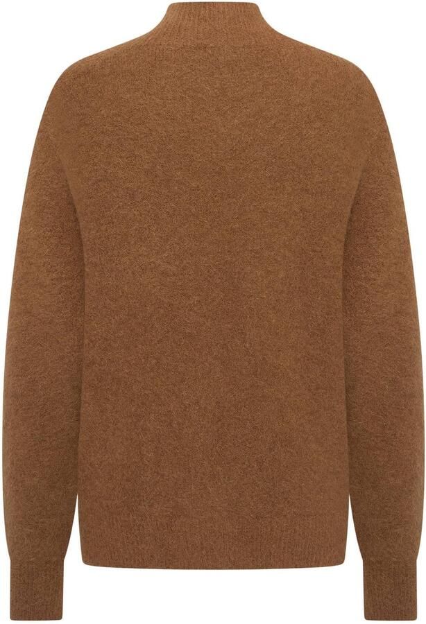 Expresso wollen gebreide trui camel - Foto 2