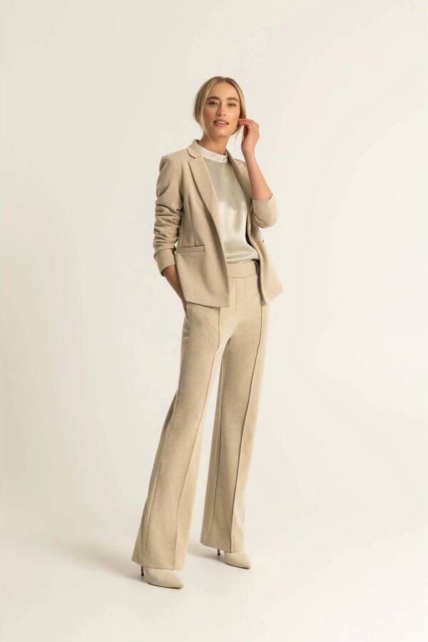 Expresso getailleerde blazer beige