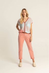 Expresso slim fit jeans Chino with pleat zalm