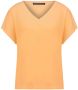 Expresso T-shirt met linnen oranje - Thumbnail 1